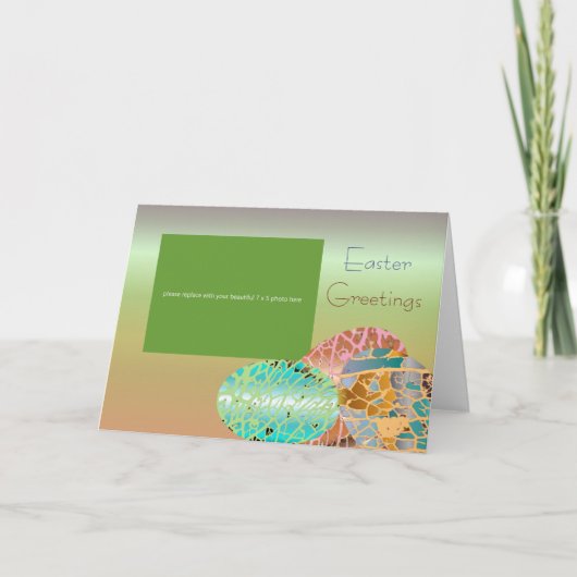 ラブリーグリーンイースターの写真挨拶 シーズンカード (正面)