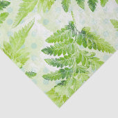 ラブリーグリーンファーンボタニカルウォーターのカラーパターン 薄葉紙 (詳細)