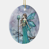 ラブリーグリーンフェアリーオーナメントバイモリーハリソン セラミックオーナメント (右)