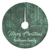 ラブリーグリーンメリークリスマスフローラ フリース ツリースカート (正面)