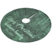 ラブリーグリーンメリークリスマスフローラ フリース ツリースカート (アングル)