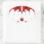 ラブリーケニアシールドフラッグベクトルアートデザインプリント 楕円形シール (バッグ)