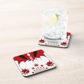 ラブリーケニア国旗。 コースター (右側)