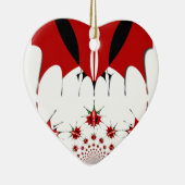 ラブリーケニア国旗。 セラミックオーナメント (右)