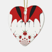 ラブリーケニア国旗。 セラミックオーナメント (左)