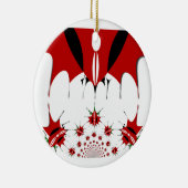 ラブリーケニア国旗。 セラミックオーナメント (右)