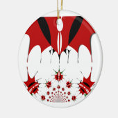 ラブリーケニア国旗。 セラミックオーナメント (左)