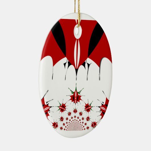 ラブリーケニア国旗。 セラミックオーナメント (右)