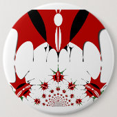 ラブリーケニア国旗。 缶バッジ (正面)