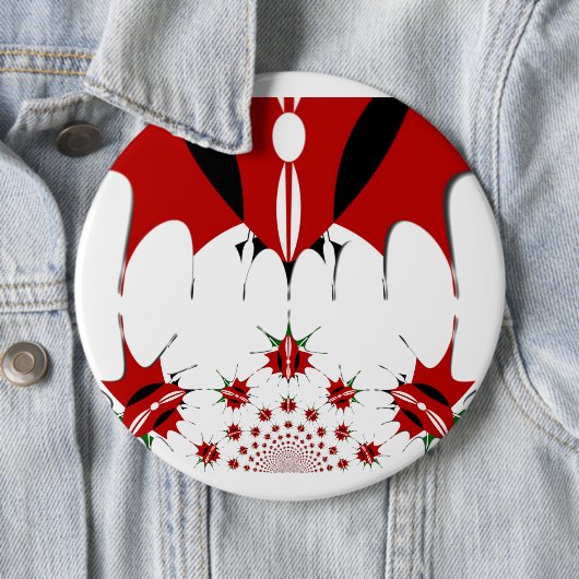 ラブリーケニア国旗。 缶バッジ (インサイチュ)