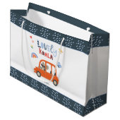 ラブリーコアラ小さな女の子ファーストネームかわいい動物 ラージペーパーバッグ (正面アングル)