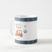 ラブリーコアラ小さな女の子ファーストネームかわいい動物Co コーヒーマグカップ (正面左)
