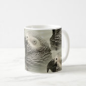 ラブリーコンゴアフリカグレイ コーヒーマグカップ (正面右)