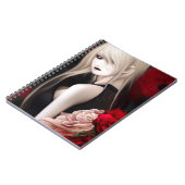 ラブリーゴシック小妖精や小人ガール ノートブック (左側)