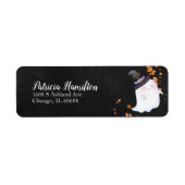 ラブリーゴースト ハロウィンベイビーシャワーラベル ラベル (正面)