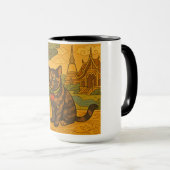 ラブリーサイアムキャットコーヒーマグ マグカップ (正面右)