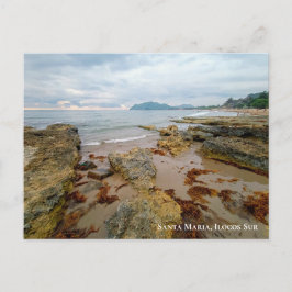 ラブリーサンセットビーチインサンタマリアイロコスシュール ポストカード
