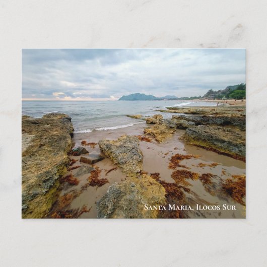 ラブリーサンセットビーチインサンタマリアイロコスシュール ポストカード (正面)