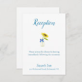 ラブリーサンフラワー披露宴 エンクロージャーカード (正面/裏面)