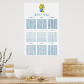 ラブリーサンフラワー結婚チャーム ポスター (キッチン)