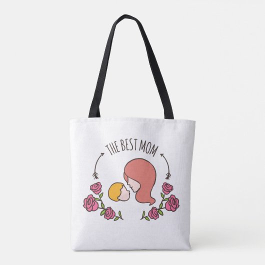 ラブリーザ最高のマ母の日トートバッグ トートバッグ (裏面)