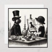 ラブリーシュナウツァーノートカード ノートカード (正面/裏面)