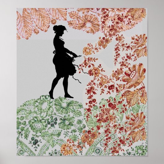 ラブリーシルエットガール ポスター (正面)