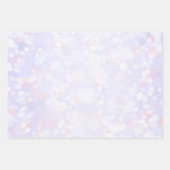 ラブリーシルバーと薄紫 ラッピングペーパーシート (正面)
