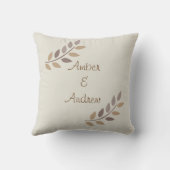 ラブリーシルバーウッドランドアニマルズ子供部屋写真ベビー クッション (裏面)