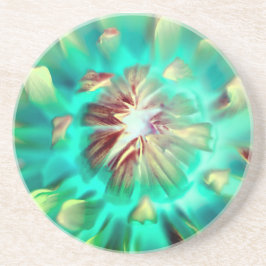 ラブリーシーグリーンフローラ紙コースター コースター