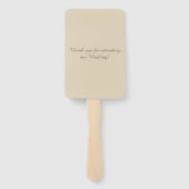 ラブリーシーシェルビーチテーマ ハンドファン (裏面)