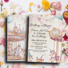 ラブリージャーナル・ページw動物11th誕生日パーティー 招待状