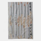 ラブリージュエリーハートデザインアートコレクション キッチンタオル (縦)