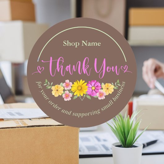 ラブリースクモダンリットウォーター色フローラありがとう ラウンドシール