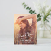 ラブリースクリプト卒業サンキューカード ポストカード (スタンド正面)