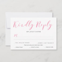ラブリースクリプトRSVP |結婚式 出欠カード