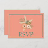 ラブリースターフィッシュビーチRSVP 出欠カード (正面/裏面)