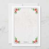 ラブリース招待状 招待状 (裏面)