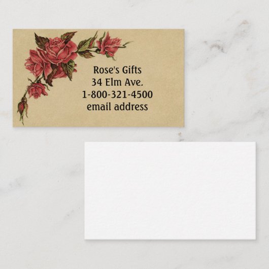 ラブリーズバラ名刺 名刺 (正面/裏面)