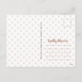 ラブリーズ猫ちゃんとロビン | かわいいヴィンテージクリスマス シーズンポストカード (裏面)