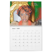 ラブリーズ結婚フォトアルバム カレンダー (3月 2027)