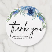 ラブリーダスティブルー結婚フローラ フェイバータグ (正面)