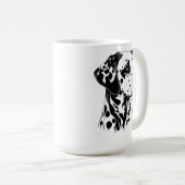 ラブリーダルマチア コーヒーマグカップ (正面右)