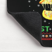 ラブリーチーズピザ単独おもしろいケビンXマスホーム マウスパッド (コーナー)