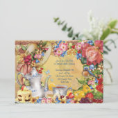 ラブリーティーパーティの招待状 招待状 (スタンド正面)