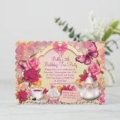 ラブリーティーパーティの招待状 招待状 (スタンド正面)