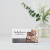 ラブリーテディベアーベビーシッター&チャイルドケアカード 名刺 (スタンド正面)