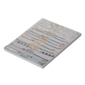 ラブリーディアインドジュエリーハートデザインアートコレクション ノートパッド (回転)