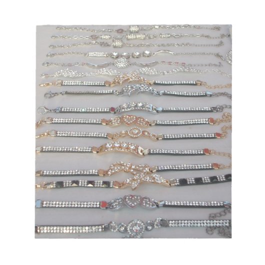 ラブリーディアインドジュエリーハートデザインアートコレクション ノートパッド (正面)