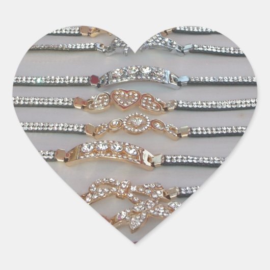 ラブリーディアインドジュエリーハートデザインアートコレクション ハートシール (正面)